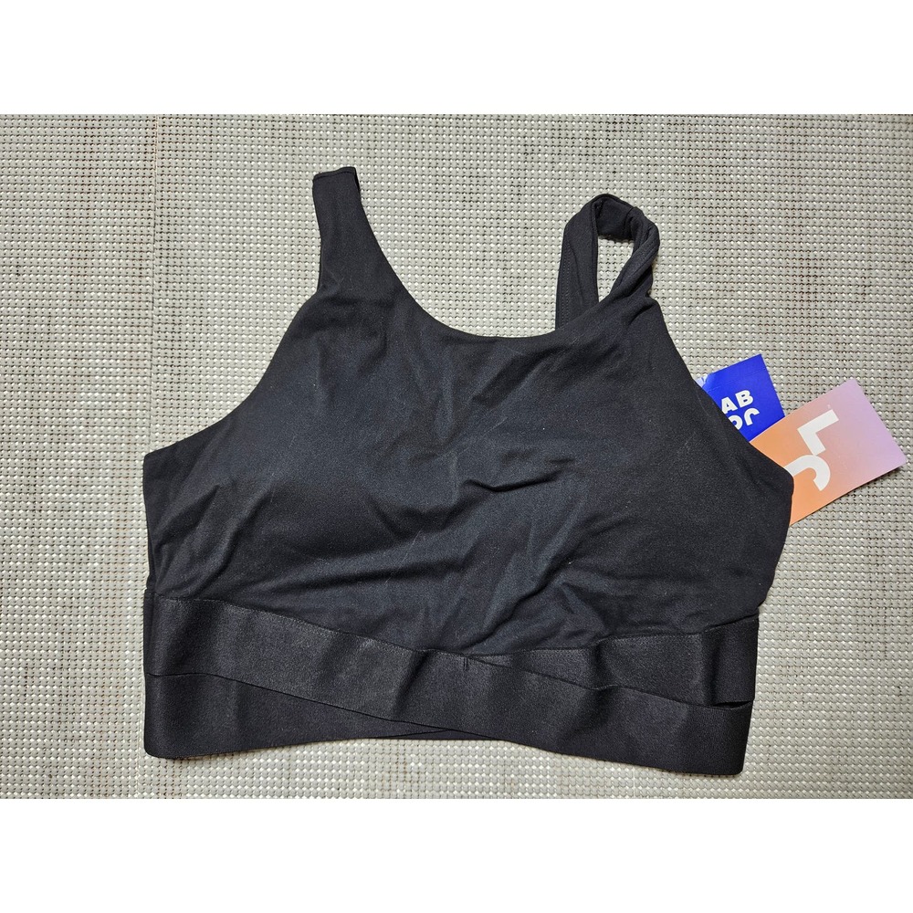 JoyLab Women's High-Neck Bra Large Black